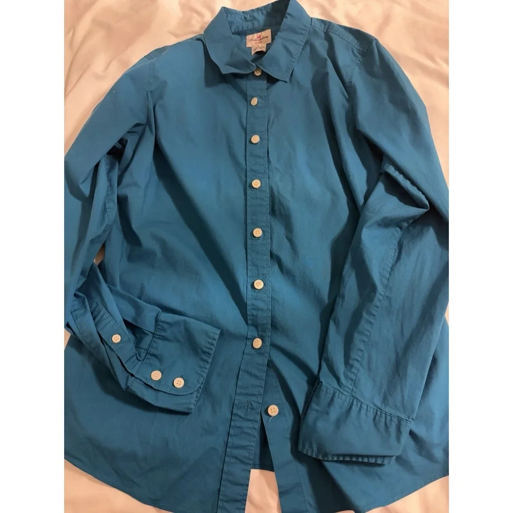 J. Crew Haberdashery Shirt Women's Size M Lightweight
